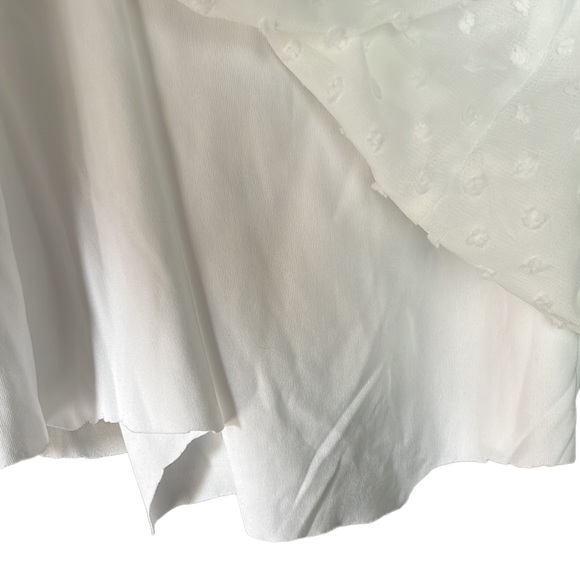 Lulus white dress with tie shoulders - Picture 8 of 9